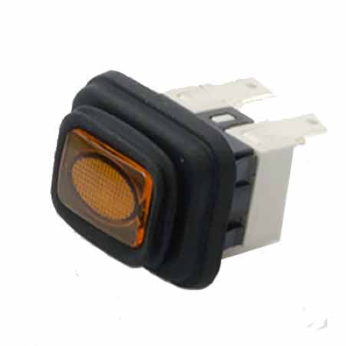 INTERRUTTORE SPIA BIPOLARE ARANCIO EROGAZIONE 16A 250V -  PER MACCHINA A CIALDE DIDIESSE FROG