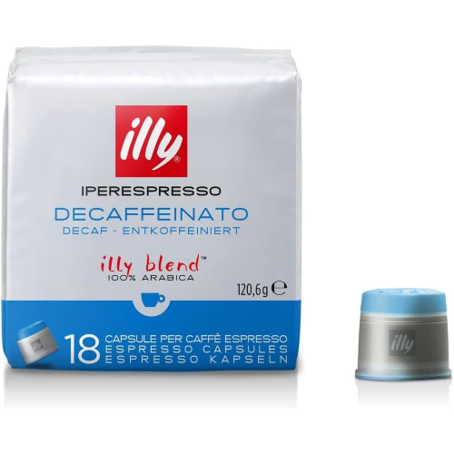 108 CAPSULE IPERESPRESSO ILLY MISCELA DECAFFEINATO