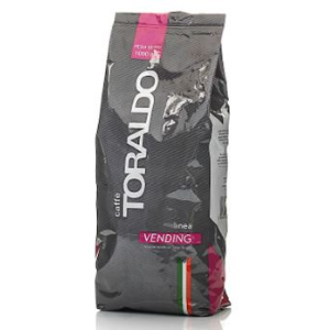 1 KG DI CAFFE' TORALDO IN GRANI MISCELA VENDING PLUS LINEA ROSA