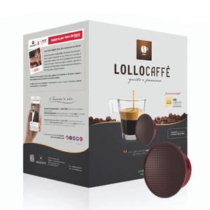 100 CAPSULE PASSIONEMIO NERA LOLLO CAFFÈ COMP. CON LAVAZZA A MODO MIO