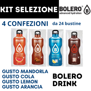 KIT SELEZIONE BOLERO (ALMOND - ORANGE - KOLA - LEMON)