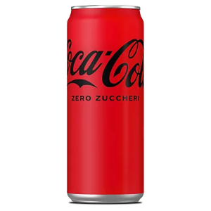 24 LATTINE DI COCA COLA ZERO DA 33 CL