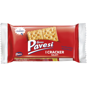 1 CONFEZIONE DA 8 PACCHETTI DI CRACKERS SALATI  DA 31,25 GR CADAUNO GRAN PAVESI