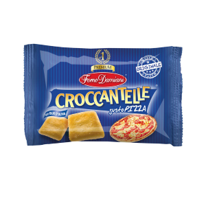 25 CONFEZIONI DI CROCCANTELLE GUSTO PIZZA FORNO DAMIANI DA 35 GR CADAUNO