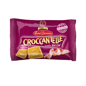 25 CONFEZIONI DI CROCCANTELLE GUSTO BACON FORNO DAMIANI DA 35 GR CADAUNO