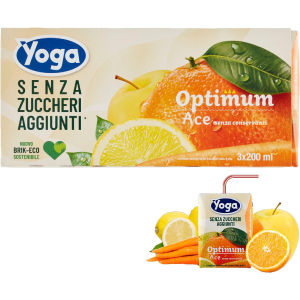 24 BRICK OPTIMUM ALL'ACE YOGA DA 200 ML SENZA ZUCCHERI AGGIUNTI