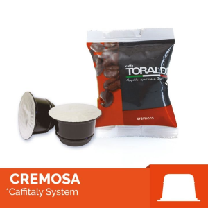 100 CAPSULE CAFFÈ TORALDO MISCELA CREMOSA COMP. CON CAFFITALY