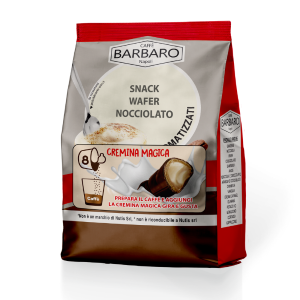 CREMINA MAGICA 8 PEZZI CAFFÈ BARBARO CRUNCHY - WAFER NOCCIOLATO