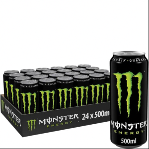 24 LATTINA DI MONSTER ENERGY DRINK GREEN DA 500 ML