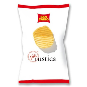 40 BUSTE DI PATATINE SAN CARLO DA 25 GR GUSTO RUSTICA