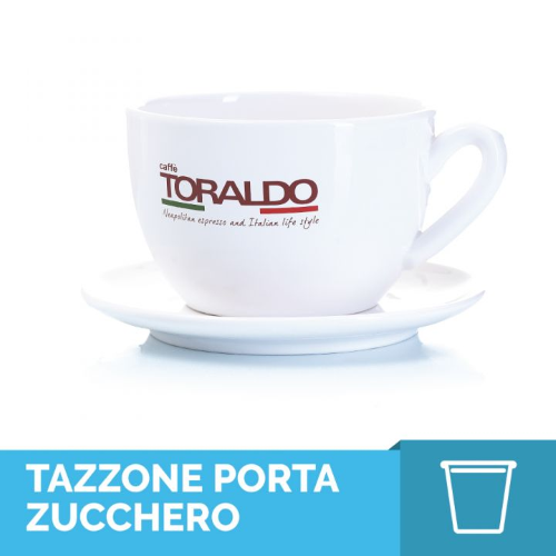 Toraldo®402060TAZZONE IN CERAMICA PORTA ZUCCHERO O CIALDE TORALDO