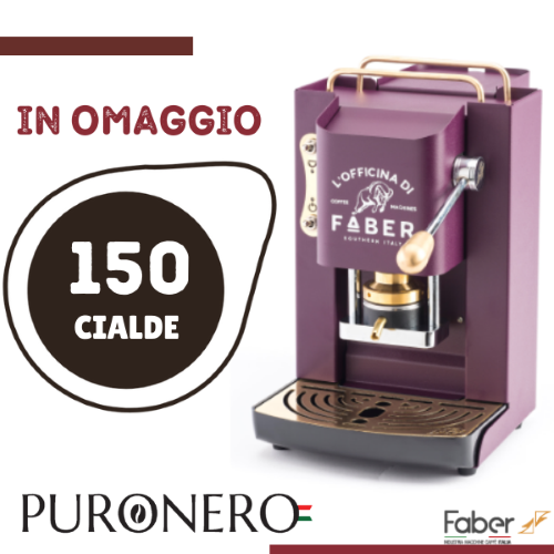 Faber®707021-V/ORO+150PNCMACCHINA A CIALDE FABER PRO DELUXE VIOLET